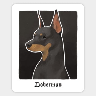 Classy Doberman Magnet